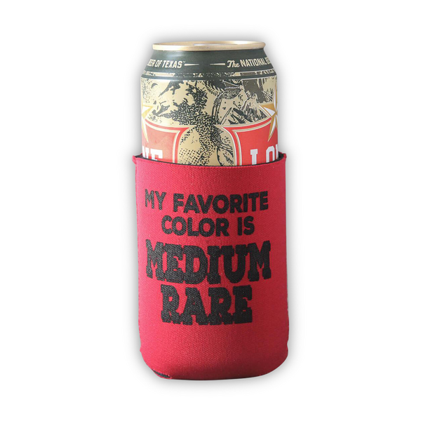 Medium Rare beer can cooler – Hardcore Carnivore