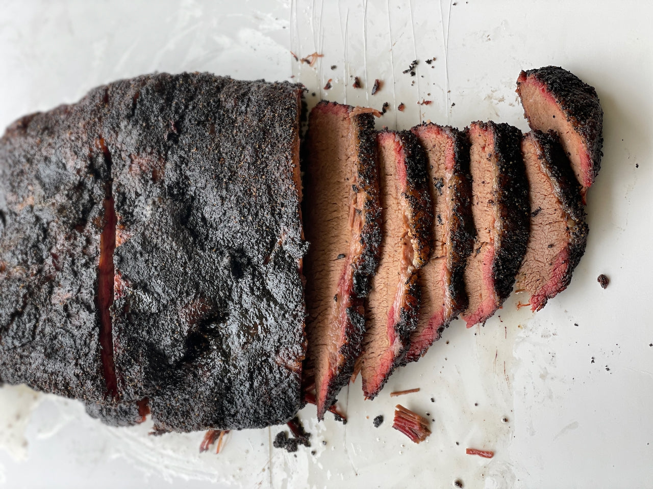 Texas BBQ smoked brisket with Black Rub Hardcore Carnivore