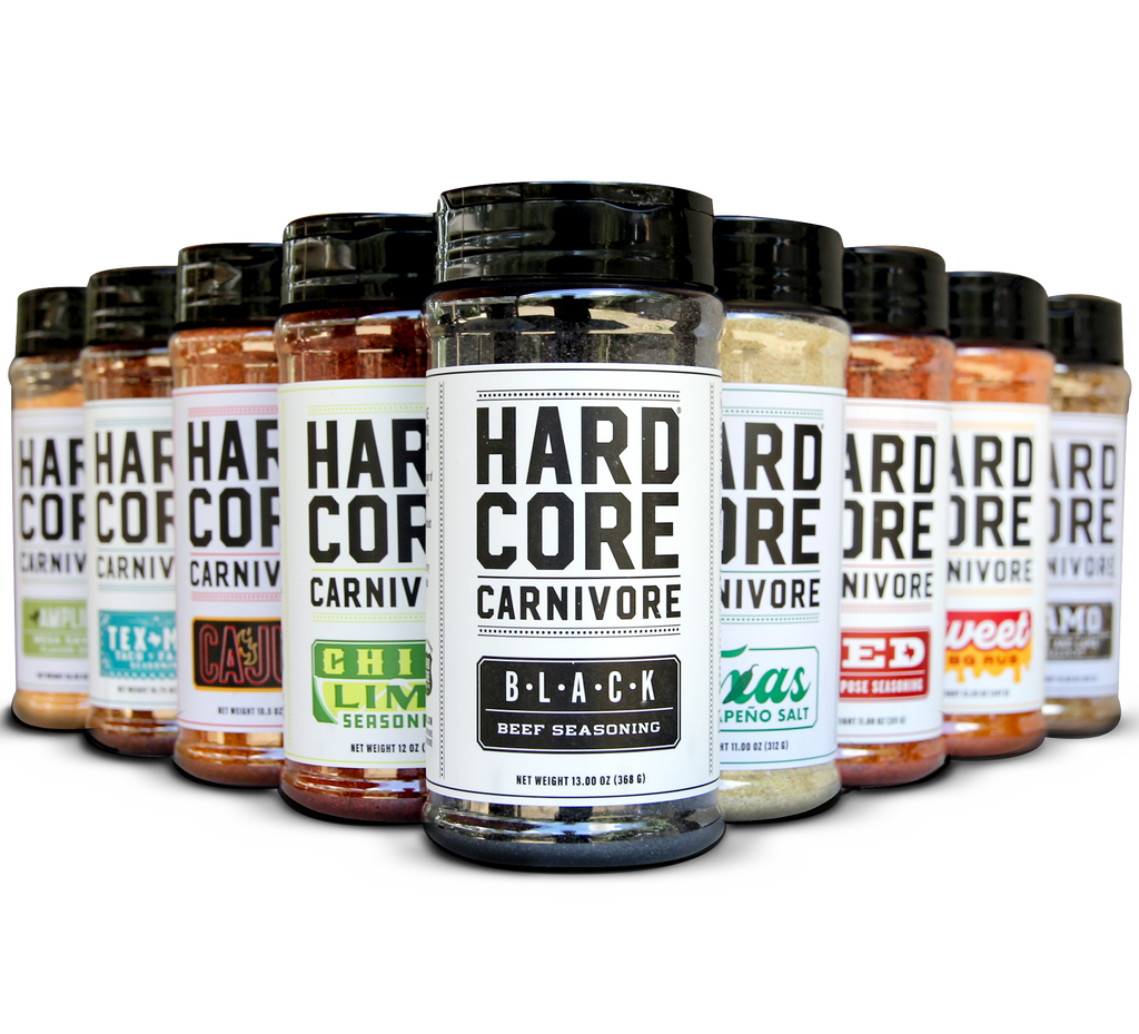 MAX PACK: Hardcore Carnivore Rub Shaker Multi Pack