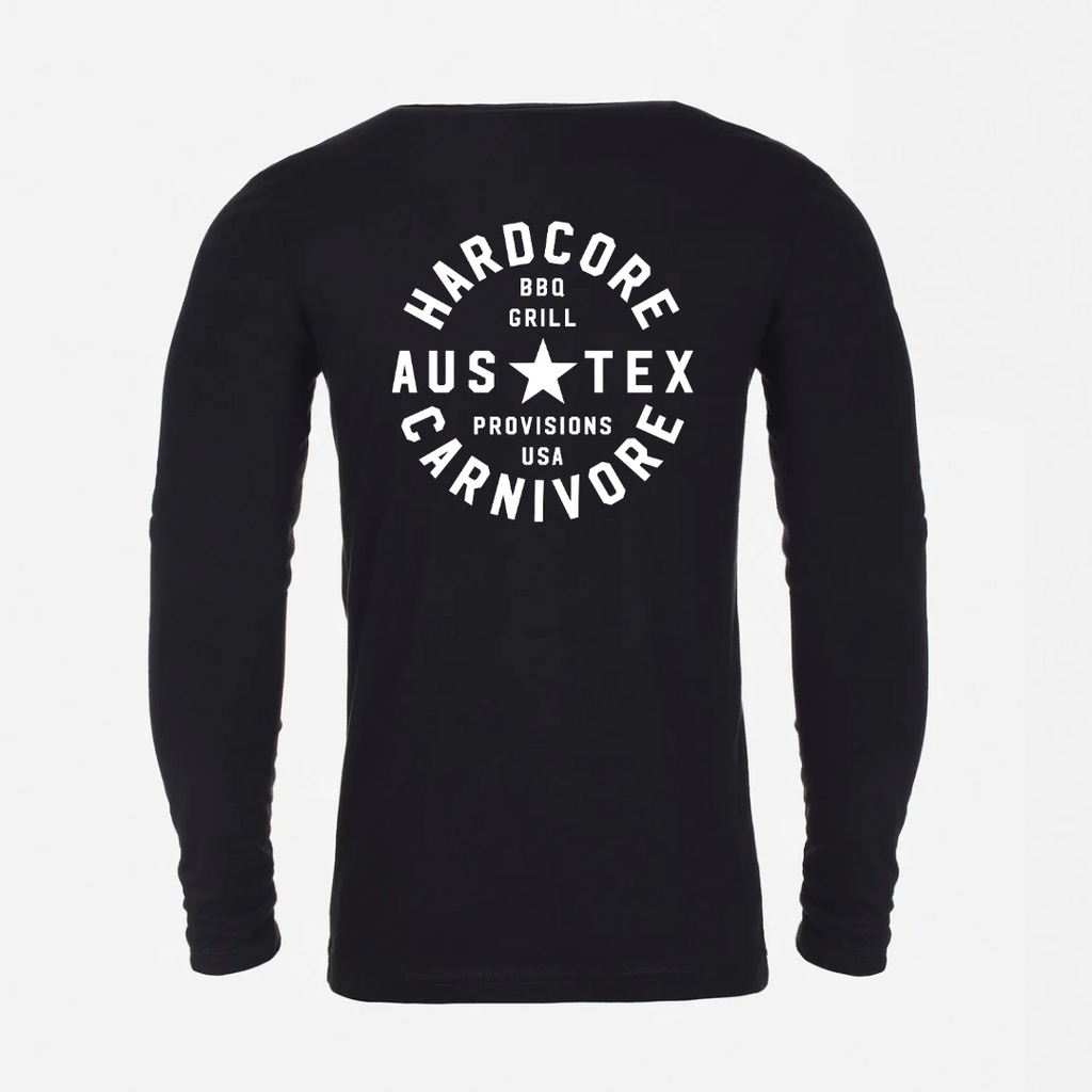 Limited Run Hardcore Carnivore Long-Sleeve Circle Logo Shirt