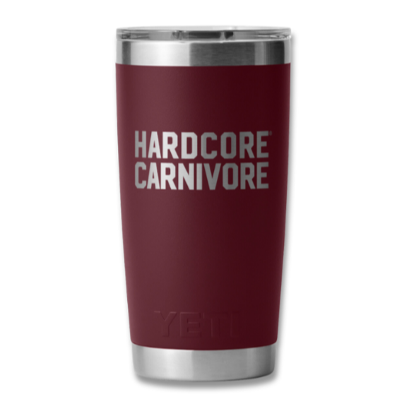 YETI x Hardcore Carnivore Wild Vine Red Rambler 20oz Tumbler