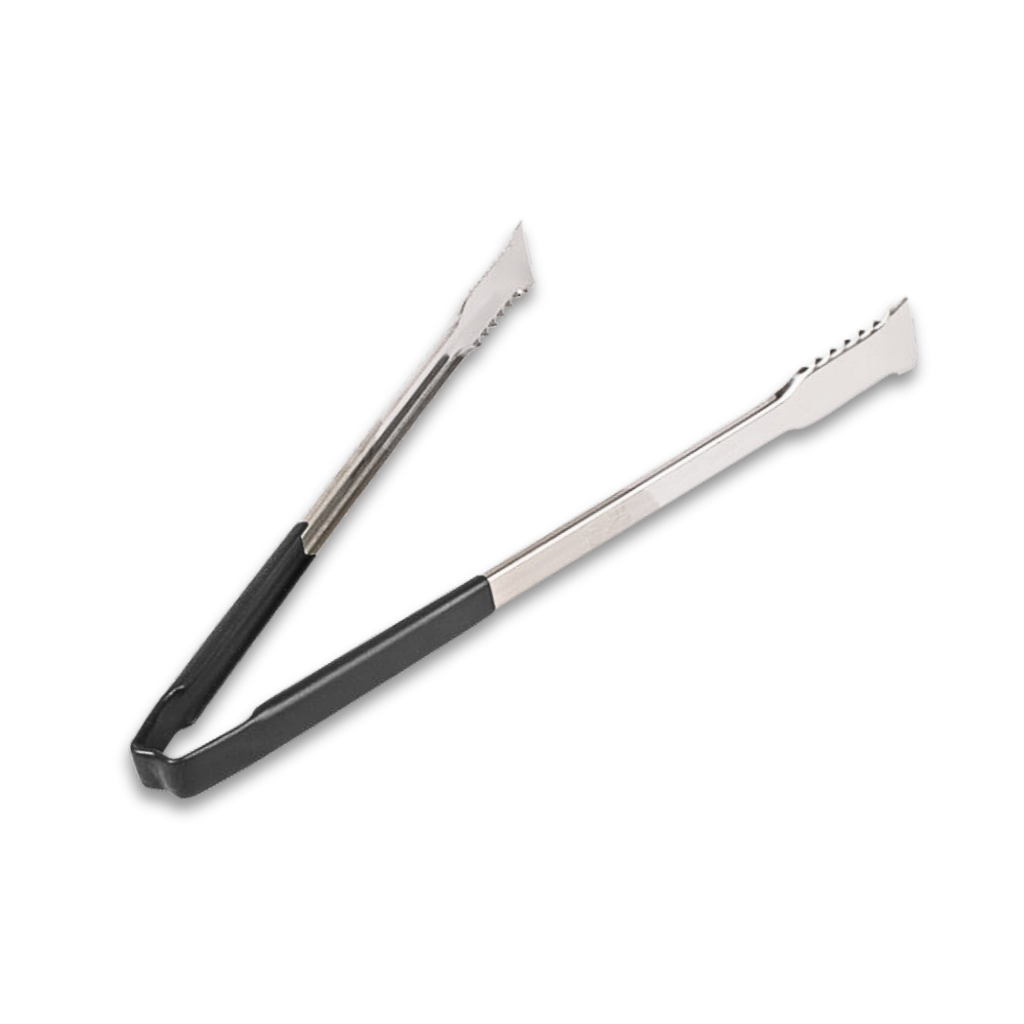 Precision-grip ergonomic grilling tongs