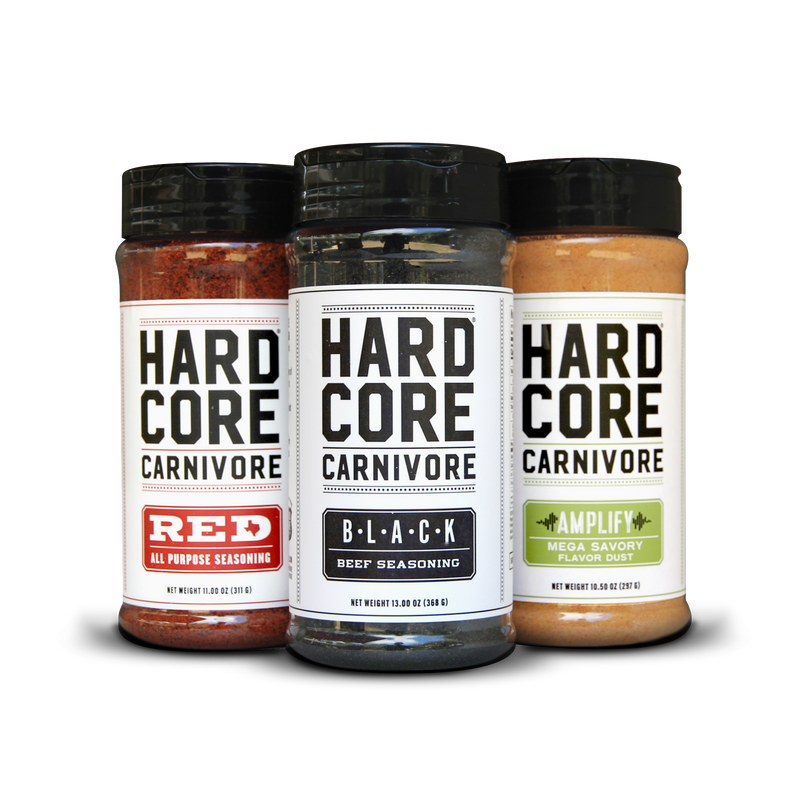 Hardcore Carnivore: Black NO SALT sodium-free shaker jar