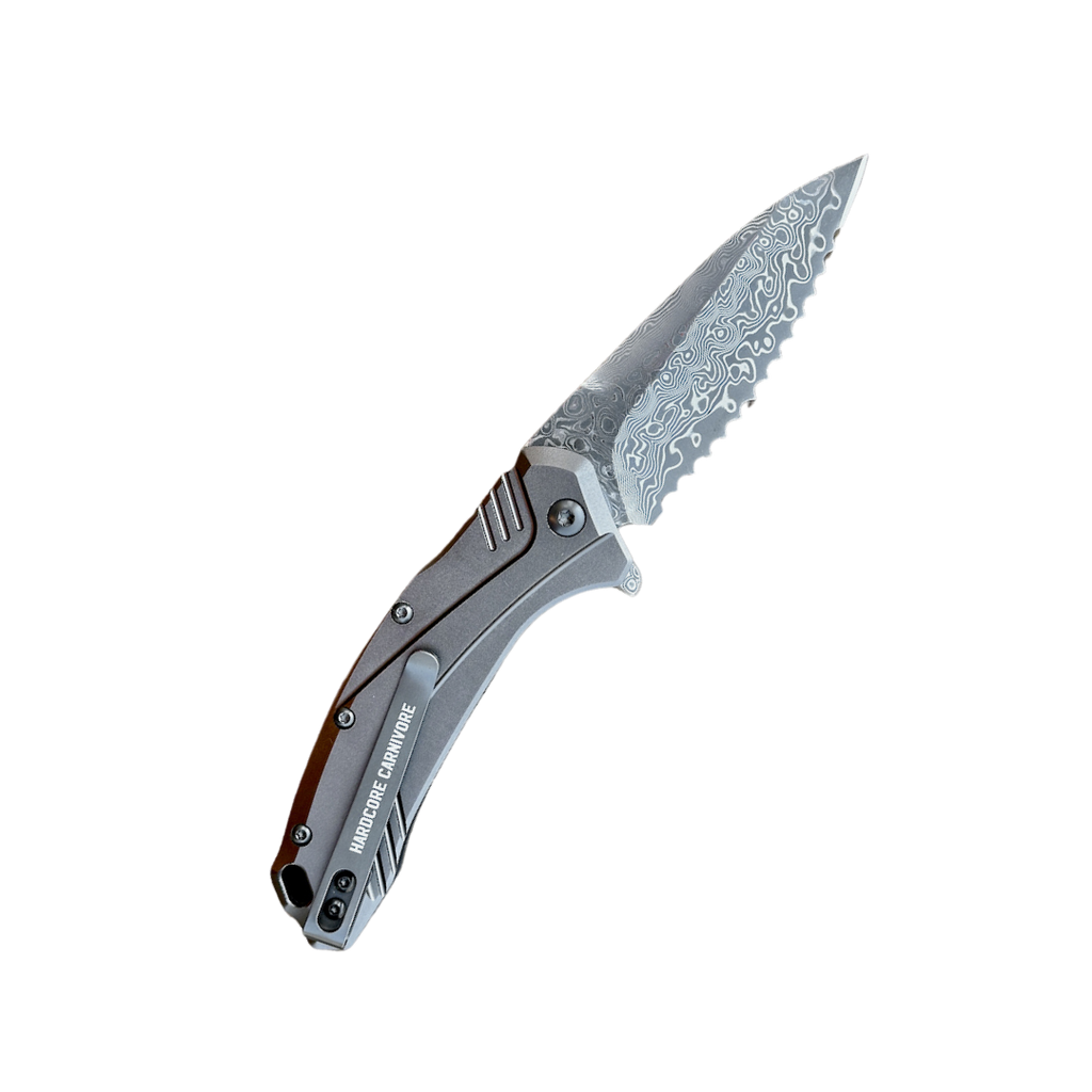 Hardcore Carnivore Folding Steak Pocket Knife