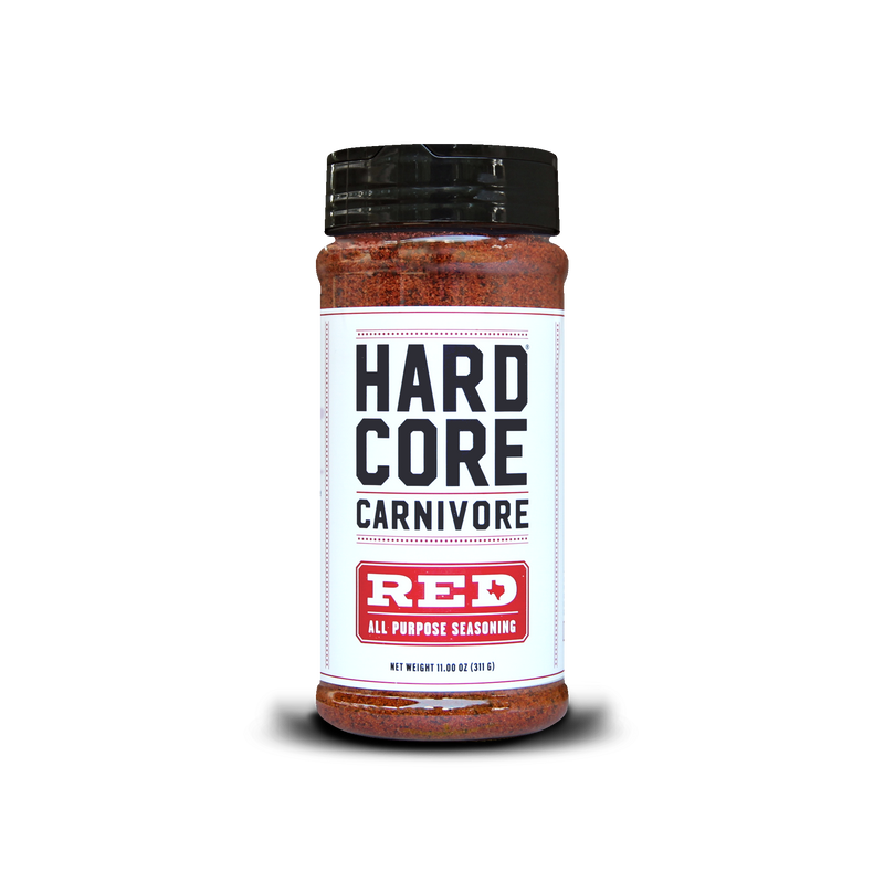 CORE PACK: Hardcore Carnivore Black, Red, Tex Mex & Sweet BBQ seasoning