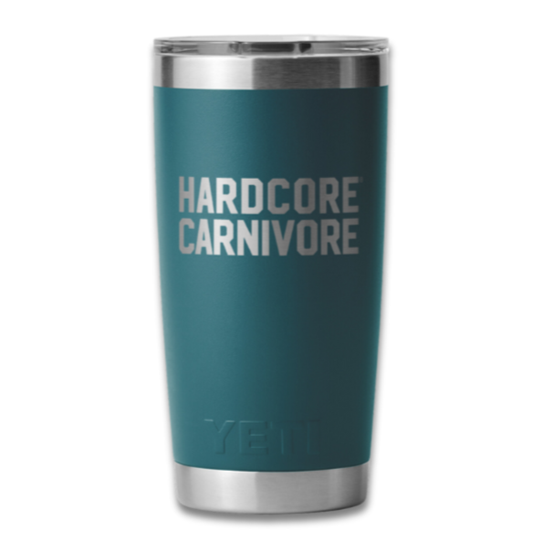 YETI x Hardcore Carnivore Agave Teal Rambler 20oz Tumbler